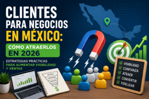 Clientes para negocios en México en 2026 con estrategias de marketing digital y captación de clientes
